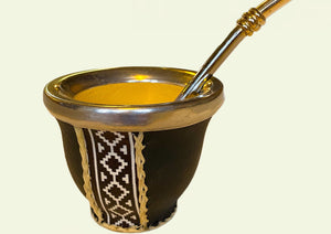 Mate Gourd with Bombilla